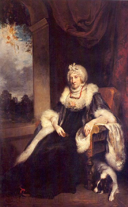 Owen, William Rachel, Lady Beaumont Norge oil painting art